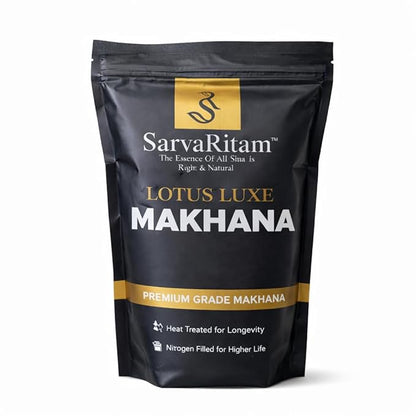 SarvaRitam Lotus Luxe Premium Makhana – Healthy Roasted Fox Nuts
