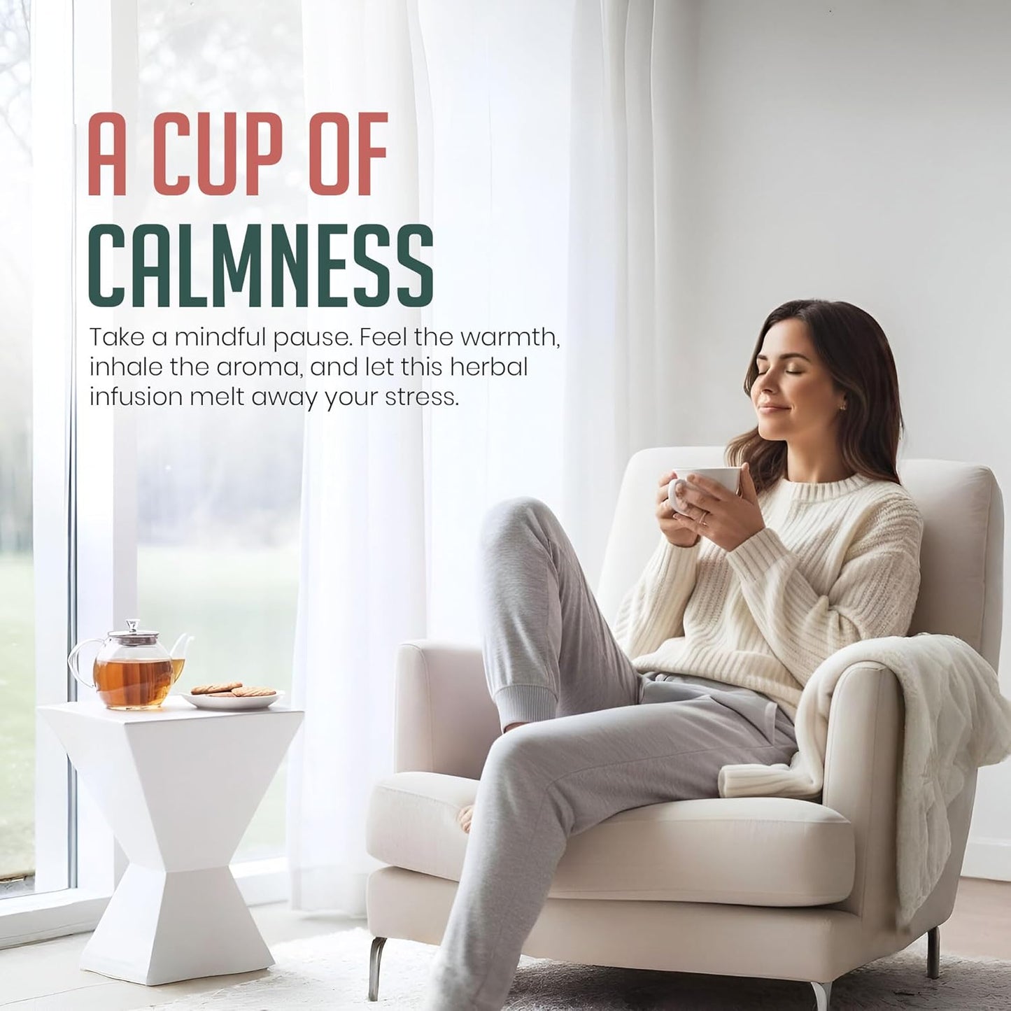 SarvaRitam Tulsi Ginger Rose Herbal Blend – Ayurvedic Wellness Drink