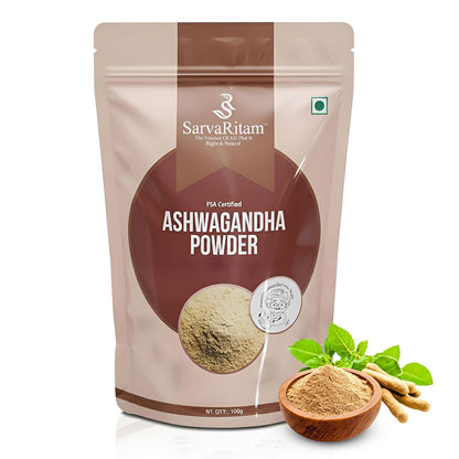 SarvaRitam Ashwagandha Root Powder – Natural Ayurvedic Herb