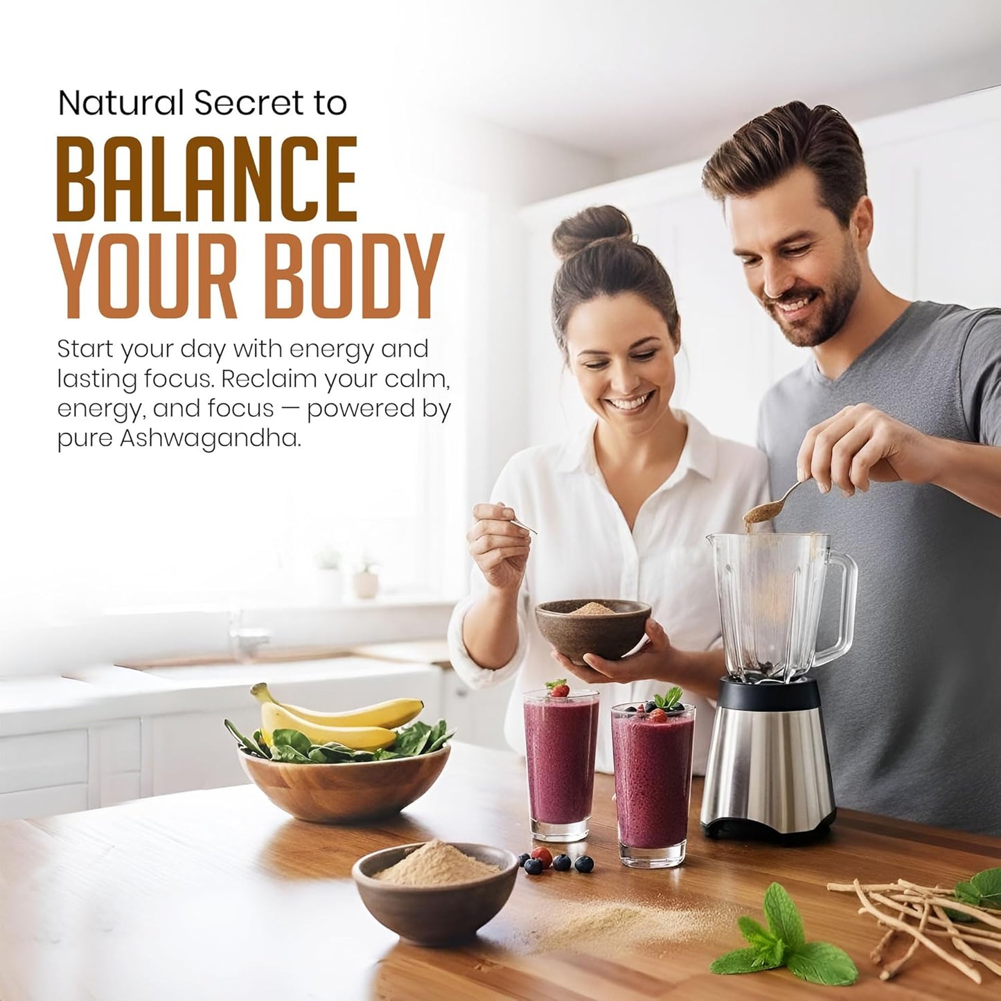 SarvaRitam Ashwagandha Root Powder – Natural Ayurvedic Herb