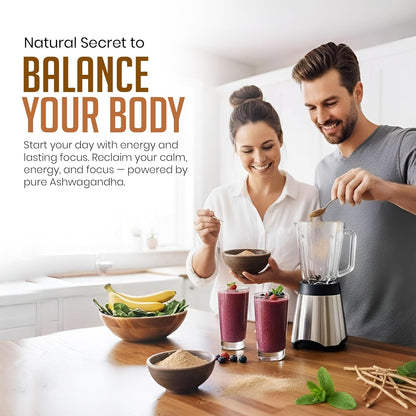 SarvaRitam Ashwagandha Root Powder – Natural Ayurvedic Herb