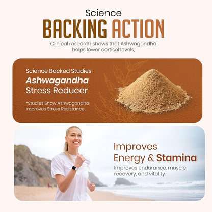 SarvaRitam Ashwagandha Root Powder – Natural Ayurvedic Herb